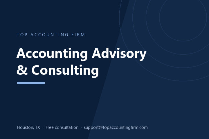 Accounting advisory and business consulting services by Top Accounting Firm